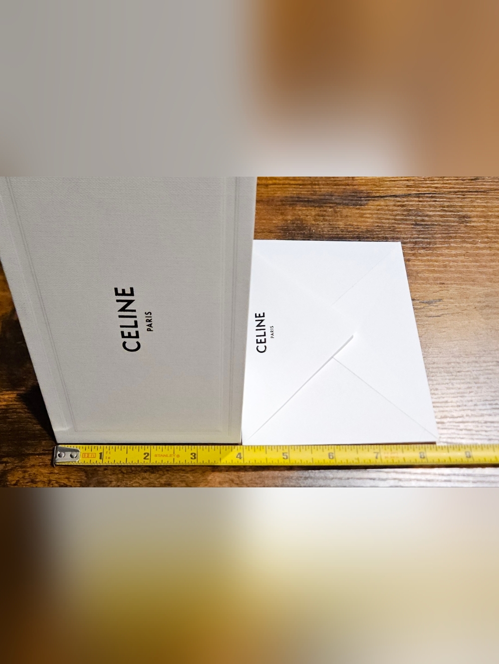 Celine Large White Gift Box Set Envelope Booklet Wallet Glasses Travel Storage - Picture 9 of 10